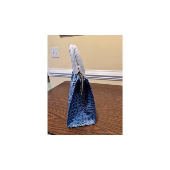 Brahmin Caroline Satchel Blue Serenade Melbourne Leather - Picture 8 of 8